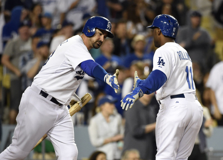 Adrian Gonzalez and Jimmy Rollins