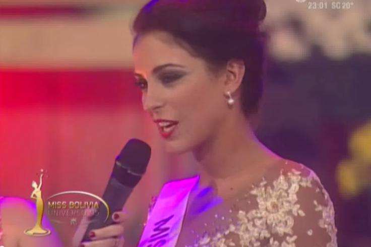 Miss Bolivia Contestant Giovana Salazar Quintana