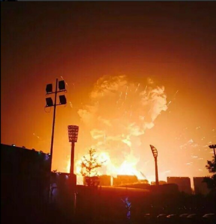 explosion en China