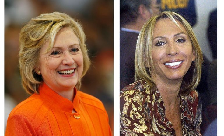 Hillary Clinton and Laura Bozzo