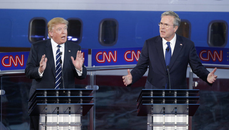 jeb bush versus donald trump