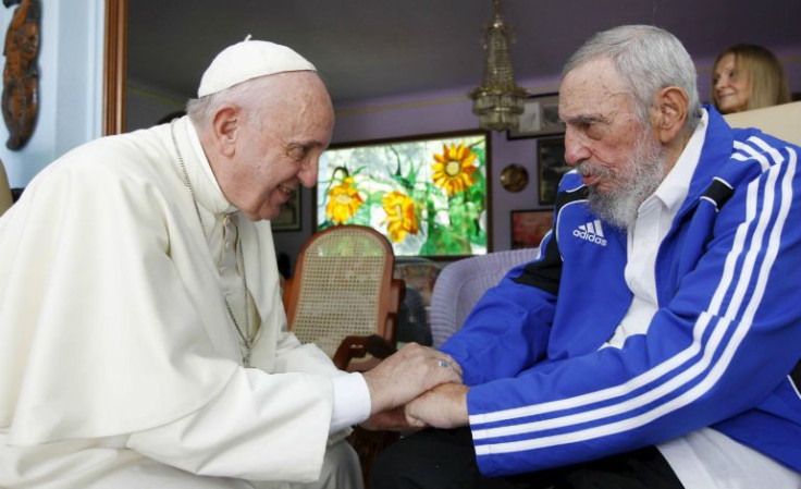 POPE AND CASTRO IN CUBA