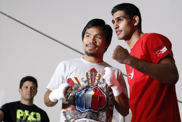 Manny Pacquiao and Amir Khan