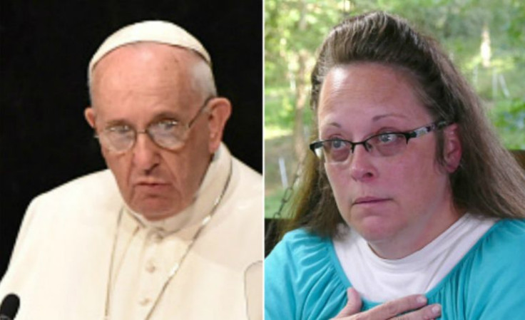 pope and kim davis