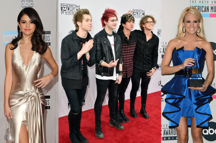 Selena Gomez, 5 Seconds of Summer, Carrie Underwood