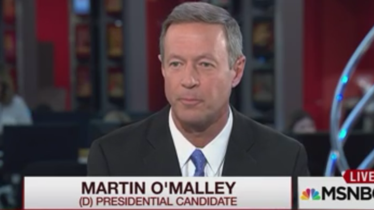 Martin O’Malley, Democratic Presidential Candidate