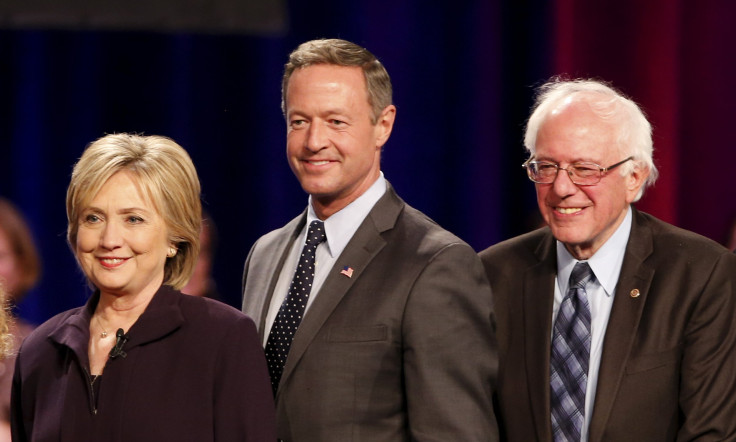 clinton, o'malley, sanders