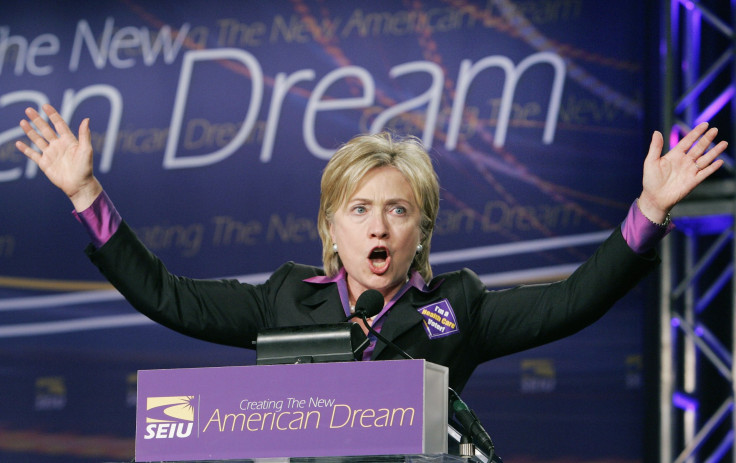 hillary clinton seiu