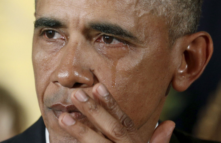 barack obama in tears