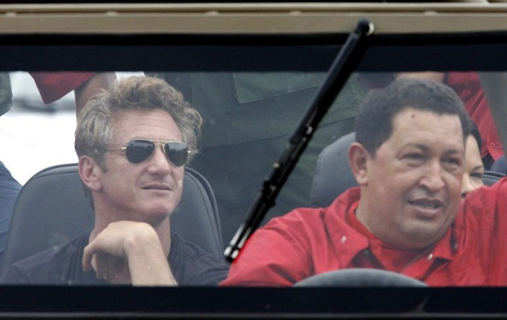 Sean Penn y Hugo Chavez 