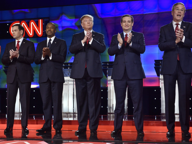 gop debate 2016 rubio carson trump cruz bush