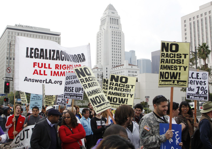 immigrant protest los angeles