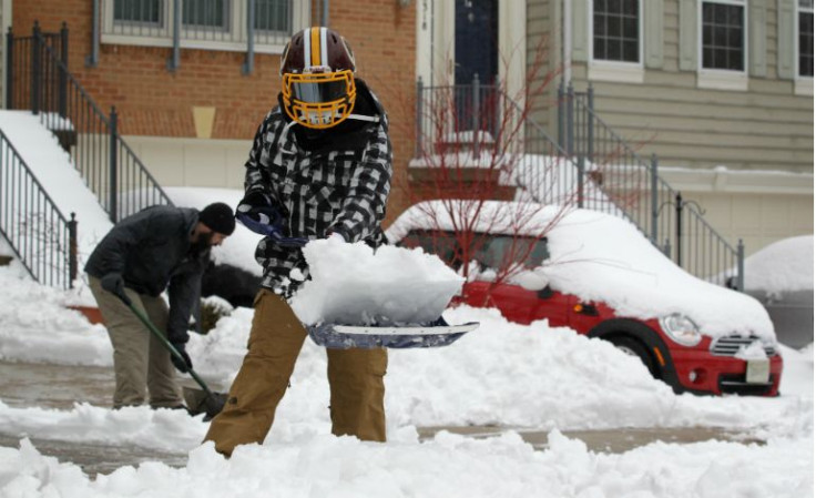 snow shoveling