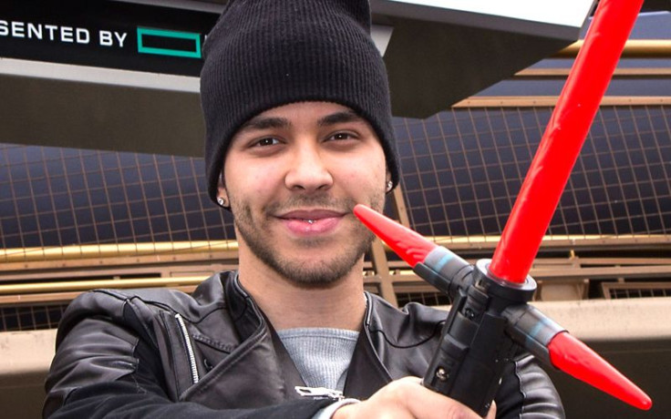 Prince Royce Visits Disneyland