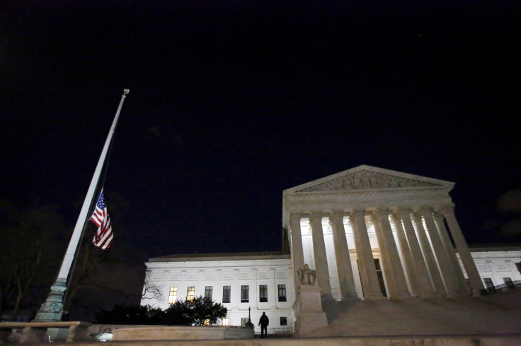 supreme court half staff death