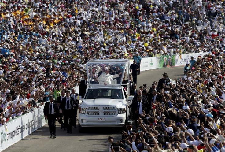 Pope Francis in Michoacan
