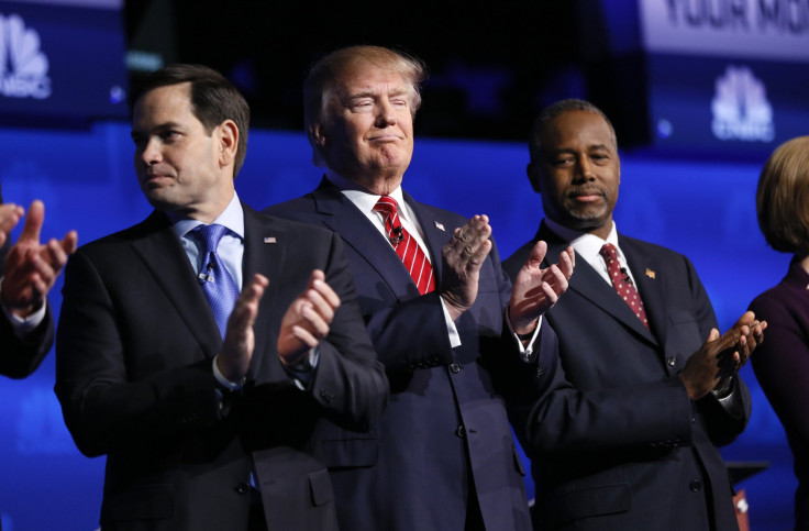 Donald Trump Marco Rubio Ben Carson