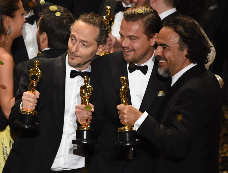 Emmanuel Lubezki, Leo DiCaprio, Alejandro G. Iñárritu