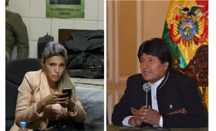 Gabriela Zapata and Evo Morales 