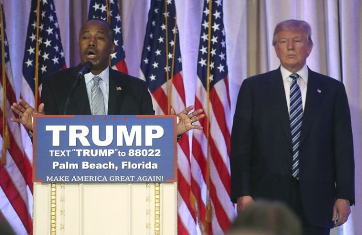 Ben Carson and Donald Trump