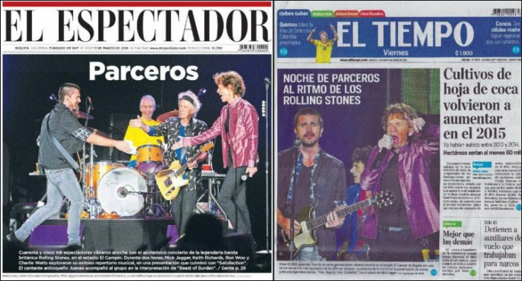 Juanes, Rolling Stones