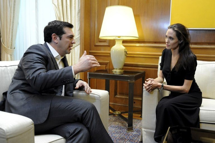 Angelina Jolie-Pitt y Primer Ministro Griego