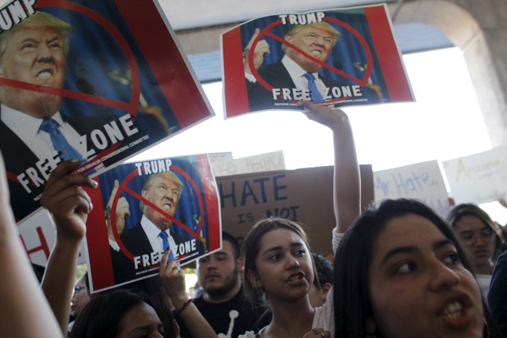 Donald Trump, Protesters