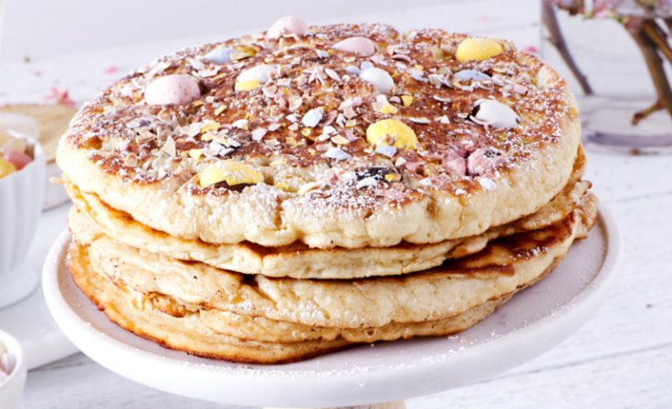 Chocolate Egg Pancakes