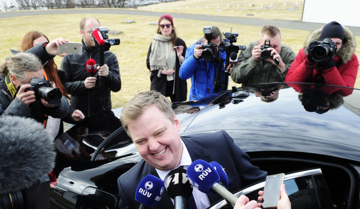 Iceland's Prime Minister Sigmundur David Gunnlaugsson