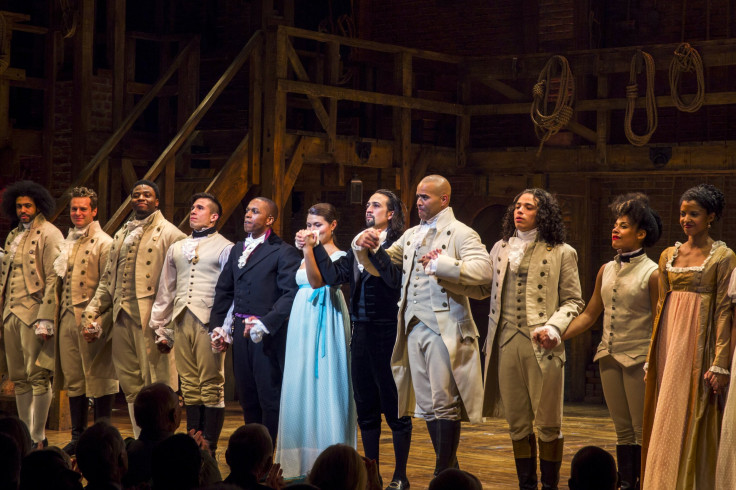 Hamilton Cast on Broadway