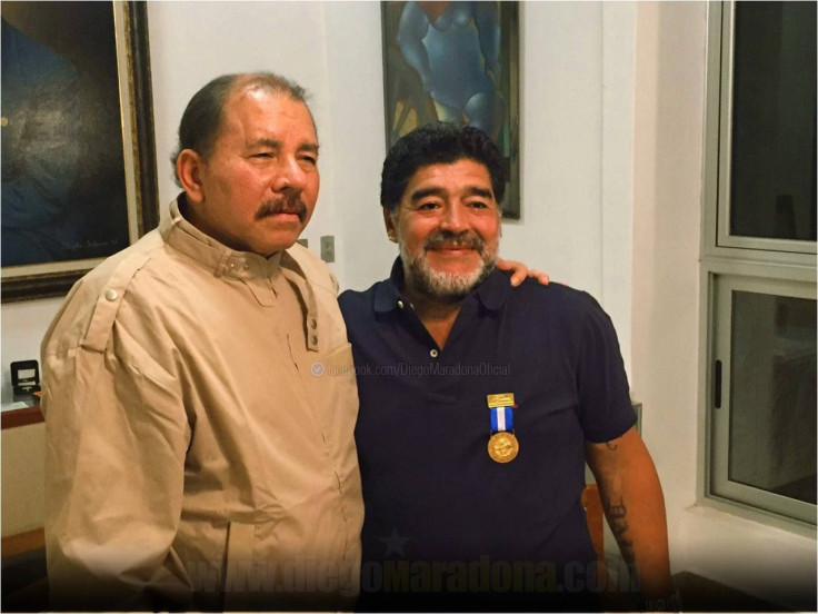 Daniel Ortega, Maradona