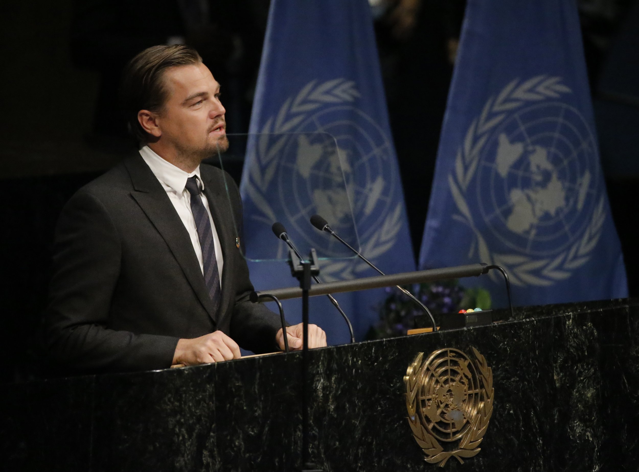 dicaprio speech on climate change analysis