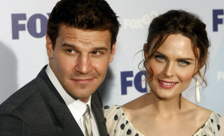 David Boreanaz and Emily Deschanel