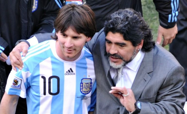 Lionel Messi, Diego Maradona