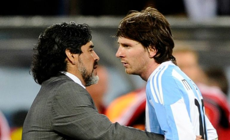 Maradona, Messi