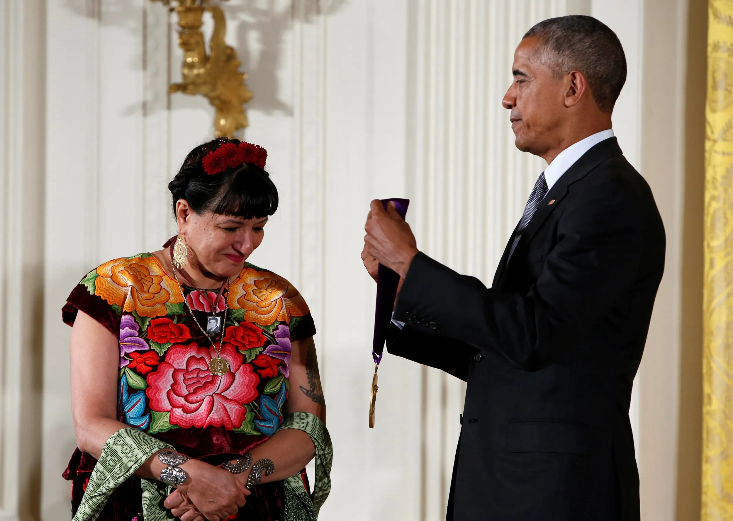 Honoring Hispanic Culture: Sandra Cisneros, Jose Andres Receive National Medal Of Arts And Humanities Award From Barack Obama - Vimarsana News