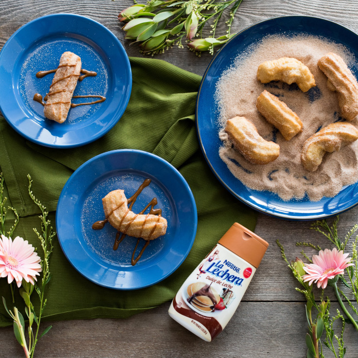 Churros with Dulce de Leche Drizzle