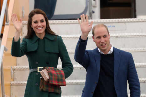 The Cambridges arrive in Whitehorse 