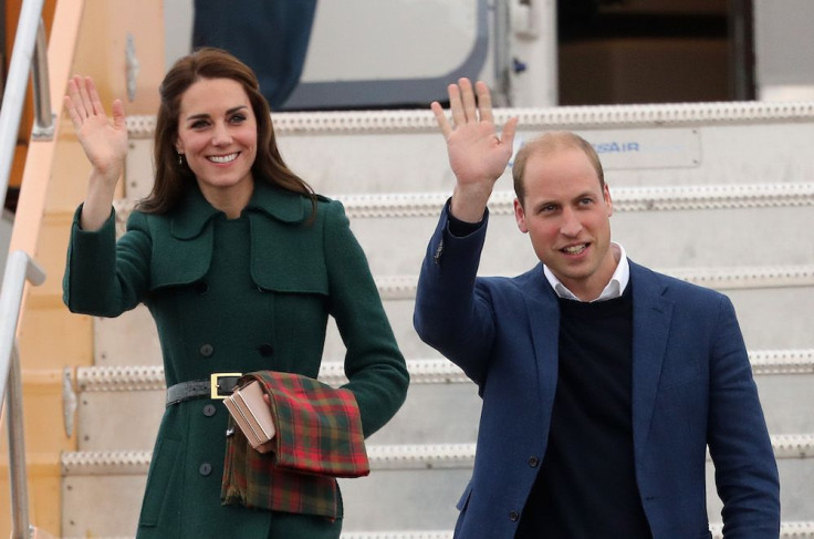 The Cambridges arrive in Whitehorse 