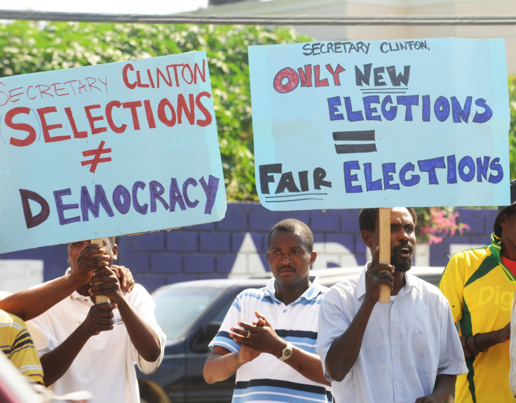 Haiti protestors