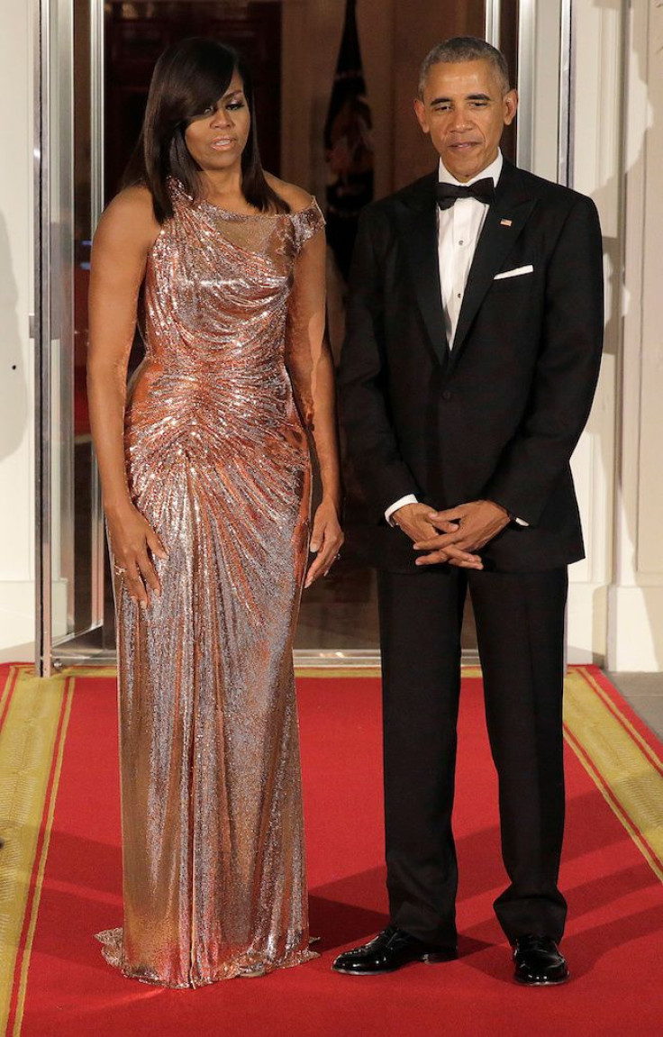 Michelle Obama In Versace 