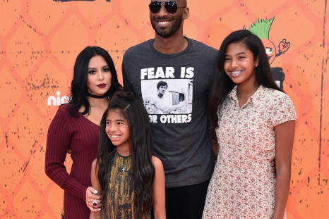 Kobe Bryant and his family