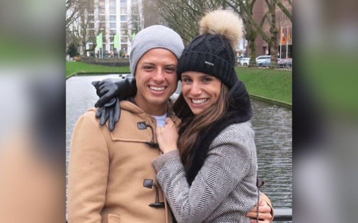 Chicharito and Lucía Villalón