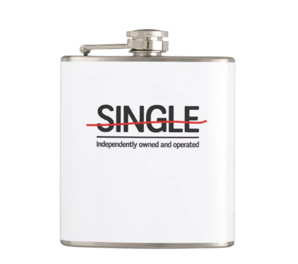 Independently Owned Single Flask,
