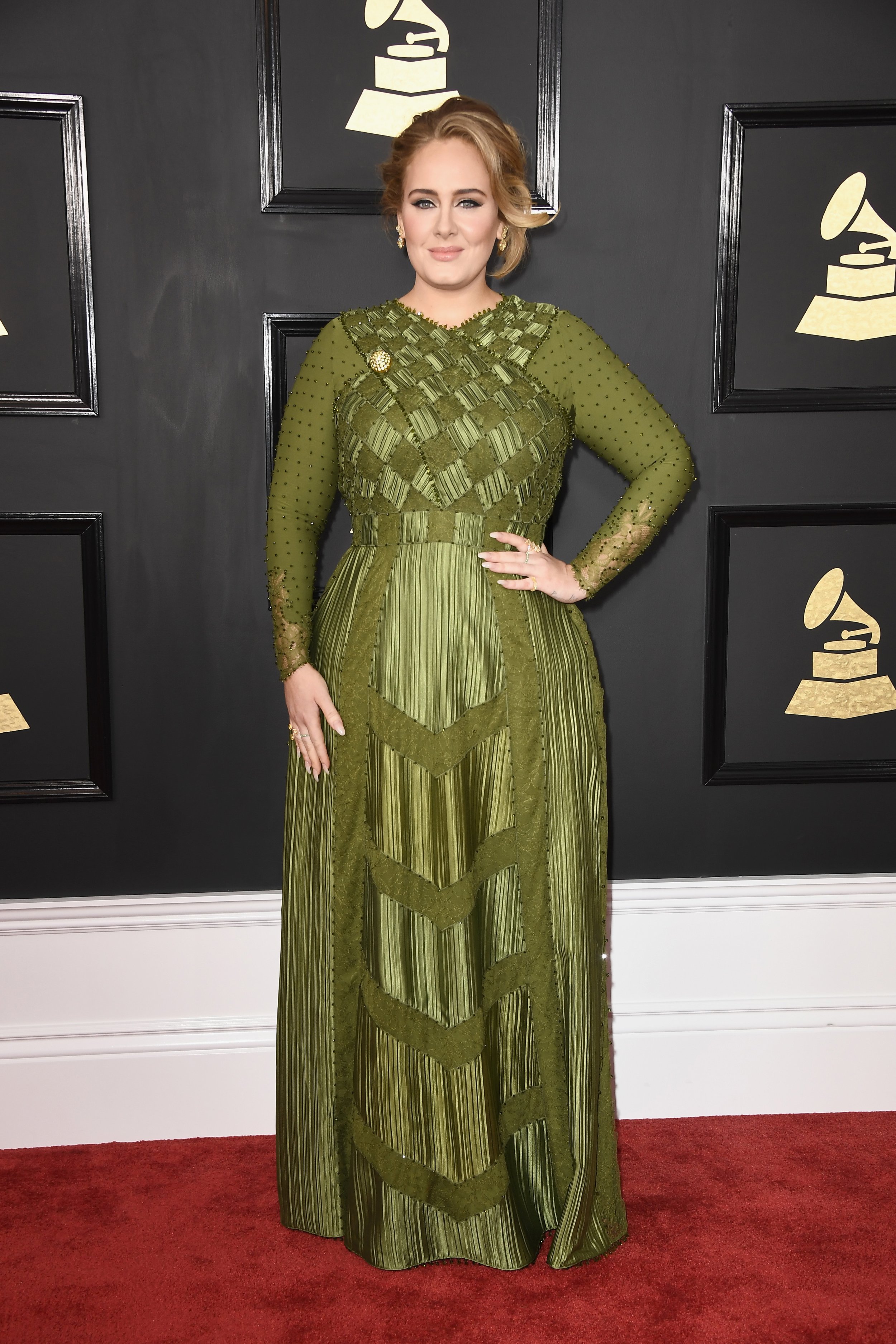 Grammy Awards 2017 Red Carpet Photos Adele