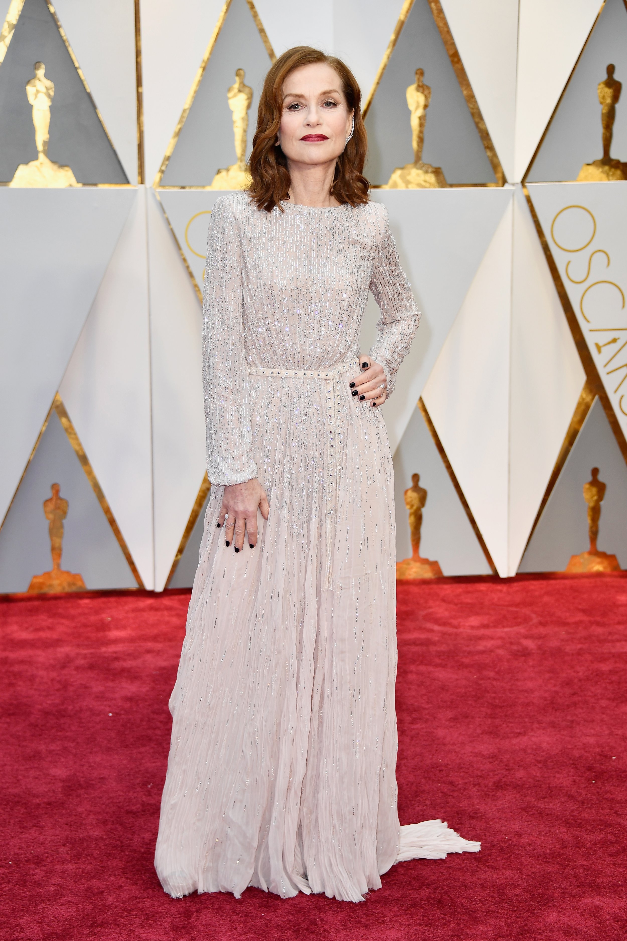 Oscars 2017 Red Carpet Photos Isabelle Huppert