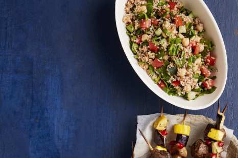 Lamb Kebabs With Tabbouleh