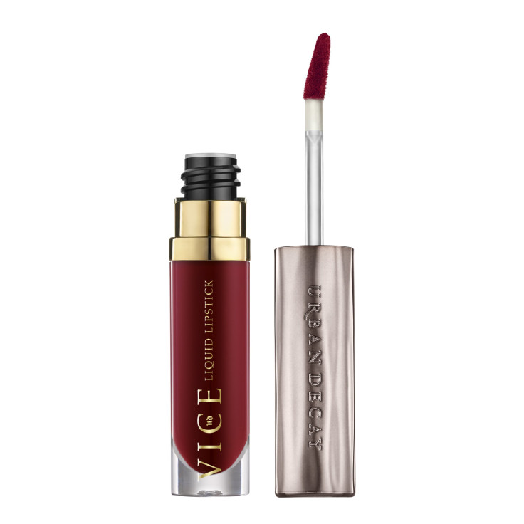 Urban Decay Vice Liquid Lipstick in Crimson - Cap Off