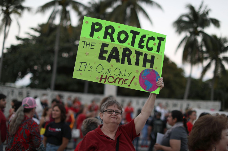 Earth Day Protester