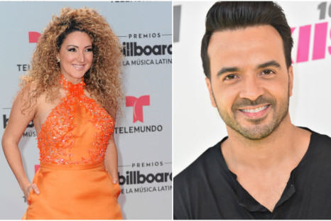 Erika Ender and Luis Fonsi